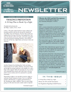 Winter News 2014-2015