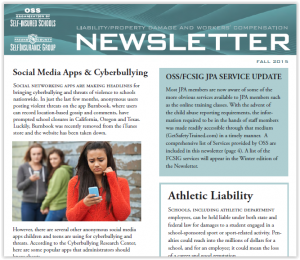 Fall 2015 Newsletter